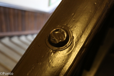 階段の手すりの写真